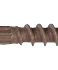Heavy Duty Framing Screws 3 Inch Structural Wood Construction Fasteners With Killer Sawtooth Tip For Lightning Quick Driving And Tan Quick Guard Coated Low Profile Head
