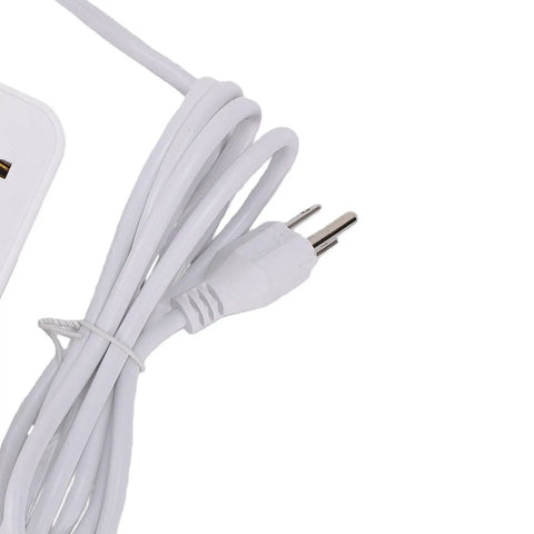 Absolute Game Changer 16 In 1 Smart Power Strip with white power cable detail and plug ready for use.