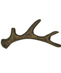 Antique Bronze Finish Cast Iron Deer Antler Drawer Pulls Set Of Six For Cabinets, rustic western style hardware