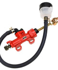 Rear Brake Master Cylinder Reservoir For Coleman KT196 CK100 And Yerf Dog GX150 Go Kart 150cc Red with hydraulic hose