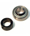 Beefy Built-To-Last Aftermarket Adapter Bearing RA112-RRB With Rubber Seals, Locking Collar, Nylon Retainer, 3.346-Inch Outer Diameter
