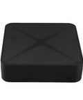 Solid Mini Ups Backup Power With 9000Mah Lithium Battery supports 5V 9V 12V and 48V Poe, compact black power brick for routers.