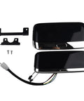 48 To 72 Volt Ebike LCD Display Speedometer With 6 Pin Connector For Electric Bikes Scooters And Trikes Optional Windshield Wide Voltage Range Durable Waterproof Screen Real Time Ride Data And Battery Status Readout, black cover and wiring