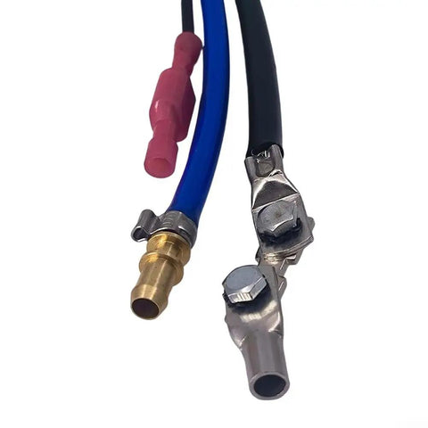 Everlast Compatible Plasma Cutter Torch Head Internal Parts Copper Material For 80S 82i Fits PT80 IPT80 PT-80 80A Pro Grade Torch Hoses And Seals For Industrial Metalworking Upgrade brass and silver hose fittings