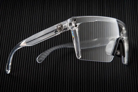 Lazer Face Z87 Safety Shades with Impact Resistant Mono Shield Lens and UVA UVB 400 Protection ANSI Z87 Certified Clear Lens