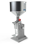 Top Notch Manual Bottle Filler Machine For Hydrating Serums And Viscous Lotions 5 To 55 Ml Capacity with stainless steel construction.