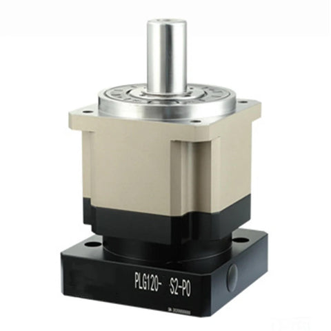 Hella Reliable Helical Gear Planetary Gearbox Reducer for 110mm AC Servo Motors, 19mm input shaft, durable industrial use.