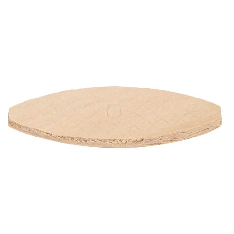 No.0 biscuit from Solid Wood Biscuit Joiner Kit 100 Piece Set For Professional Woodworking Durable Jointer Tool.