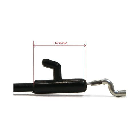 Engine Control Cable for 2008 Troy-Bilt Lawn Tractors 11A-436M011 11A-436M066 11A-436N211 with Z Bend end close-up