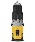 12V Max XR Hammer Drill Bare Tool front view showing two speed hammer action and 1/2 inch chuck, ideal for quick home projects.