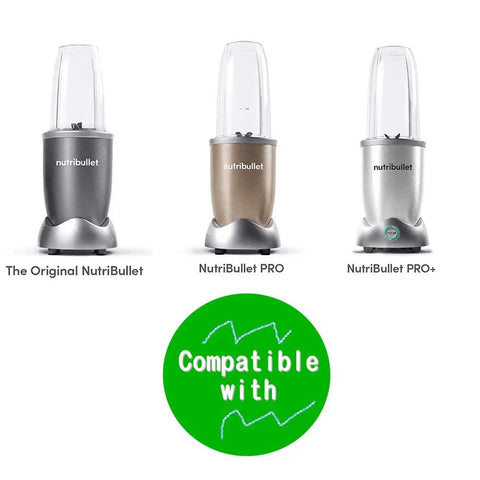 Replacement Cups for NutriBullet Blenders 600W and 900W, 32 Ounce BPA Free Plastic Cups, Dishwasher Safe, Clear and Durable, Easy Swap for Smoothies and Shakes On the Go