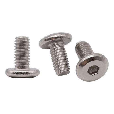 Heavy-Duty 1/4-20 X 1/2 Inch Flat Head Socket Cap Screws 304 Stainless Steel 18-8 Binding Fasteners With Allen Hex Drive full view