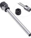 Jia Wu C8 ER11A Straight Shank Collet Chuck Holder For CNC Milling Machines And Lathes, alloy steel construction, close-up view.