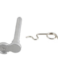 Permanent Fuel Door Repair Kit With Gas Door Spring And Hinge Pin For Toyota Tundra 2007 Through 2021, displayed separately