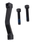 180mm Disc Brake Caliper Mount Adapter For Mountain Bikes, CNC Aluminum Alloy 7075, with screws for installation.