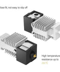 Close-up of Ender 3 V3 SE Silicone Sock 4 Pack Hotend Block Cover Insulation For 3D Printer, with heat resistance up to 280°C