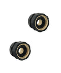 Pack Of 2 Quick Connect Garden Hose Adapters With Hand Tighten Design For Tool Free No Tool Needed Easy Install And Fast Connection