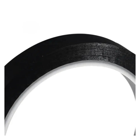 Heavy Duty Black Shading Tape For 3D Printers, Straight Up The Real Deal At 15 Mm By 50 Meters, close-up view of tape roll.