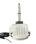 Outdoor Heat Pump Motor Replacement 200W 310V Brushless DC, durable design with shaft and wiring, for unit cooling systems.