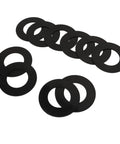 Top Shelf 40mm Bucket Pin Shim Kit For Mini Excavator Tightening Loose Joints Polymer Bushings black rings