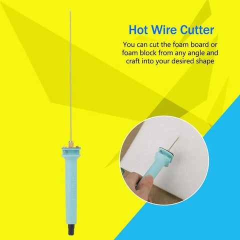 Handheld Hot Wire Foam Cutter Kit Pro Grade For Styrofoam And Craft Foam 12V 2A Electric Cutting Pen 20cm Wire