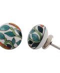 100 Piece Multicolor Floral Ceramic Cabinet Knobs And Drawer Pulls For Kitchen Cupboards And Dresser Doors Rust Free Luxury Hardware that showcases floral design.