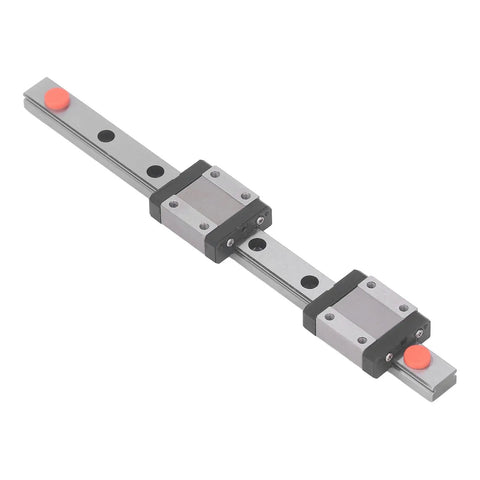 MGN12C Linear Guide Rail Kit With 2 Sliding Blocks For 3D Printers And CNC Machines Heavy Duty Stainless Steel Motion Guide 2.84kN Dynamic Load 100mm Rail Length Smooth Precision Linear Bearings For Pros And DIYers, 100mm rail with 2 blocks
