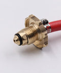 Close-up of the connector for the Premium Replaceable Propane Torch For Welding And Brazing With Self Ignition Lock.