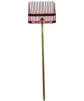 Ultra Lightweight Plastic Pitch Fork With Heavy Duty Polycarbonate Handle Red Tines 49 Inch Length Head Measures 15.5 Inches Wide And 12.5 Inches Long Ideal For Farm Ranch And Home Use Workhorse