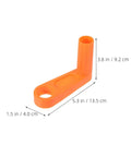 Premium Mikikit 2 Pack Heavy Duty Garden Hose Reel Handle Kit With Ergonomic Crank Knob And Comfortable Grip For Easy Outdoor Gardening Water Management No More Messy Hose Storage orange handle 5.3 x 3.6 in