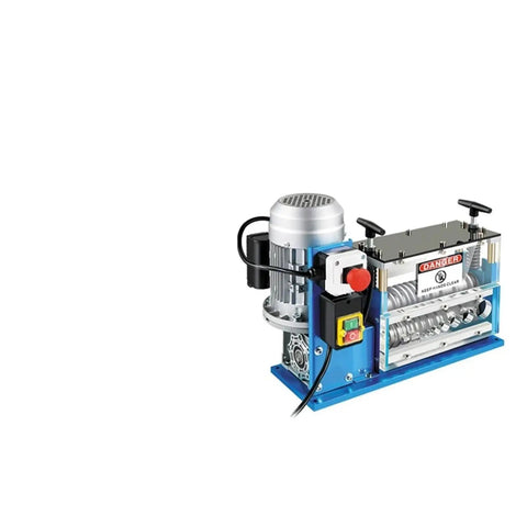 Fully Automatic Wire Stripper Heavy Duty Scrap Copper Cable Machine with a motor and controls for efficient wire stripping.