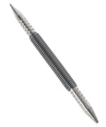 Two Piece Head Nail Setter Kit For Hard Metal Surfaces And Door Hinge Pins Heavy Duty Construction With Hammerless Action For Easy Center Marks And Drilling Guidance, steel tip