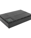 Dont Stress Over Power Outages With This Compact Mini Ups Backup Power Supply Packing 8800mah Capacity And 18w Output To Keep Routers Modems And Security Cameras Running Smoothly, black plastic design.