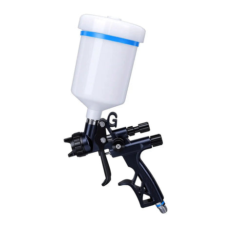 Heavy Duty HVLP Paint Sprayer Kit With 1.7 Mm Tip And 600 Ml Reusable Cup for precise spray application in auto body refinishing.