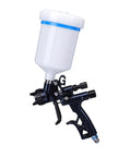 Slick Hvlp Air Spray Gun Kit With 1 7Mm Precision Nozzle And 600Ml Gravity Feed Cup, professional spray gun with clear cup.