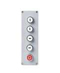 Heavy Duty Explosion Proof Push Button Control Box Waterproof Junction Box With Emergency Start Reset 3P Arrow Stop ABS Metal Tough Box