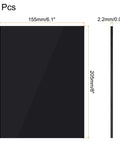 UHMW Polyethylene Sheet 6.1 X 8 X 0.08 Inches Black Pack Of 2 Built Tough For Liners Bushings Bearings DIY Projects