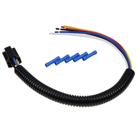 5 Pin 18 Inch Ignition Key Switch Wiring Harness M90206 For Lawn Tractors Durable 12 Month Warranty Compatible With John Deere Cub Cadet
