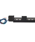 Precision Mini Linear Rail Slide Actuator With A Solid 28Mm Stepper Motor And Sweet 100Mm Travel For Cnc Stage Assemblies, side view.