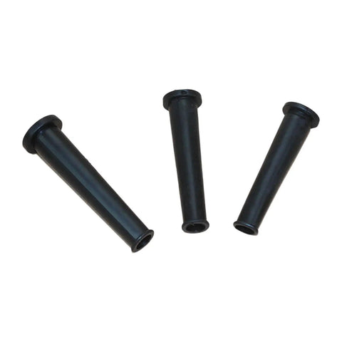 Image of 3 black Rubber Cable Sleeves from 10 Pack Rubber Cable Sleeve Protective Strain Relief For Power Tools And Cutting Machines Wire Protection Guard 70mmx8mm 75mmx9mm 78mmx10mm Heavy Duty Pro Grade Wiring Shield Easy Install
