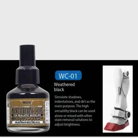 Next Level Panel Wash Liner Fluid For Model Kits And Military Dioramas bottle and model leg use example