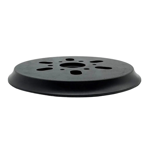 Snap-On 6 Inch Orbital Sander Replacement Pad Set Two Pack With Strong Hook Loop Grip to Hold Sandpaper Tight, side view.
