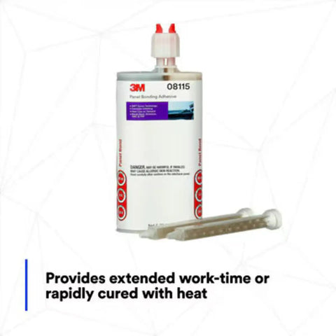 Panel Bonding Adhesive For Auto Body Panels Two Part Epoxy 200 Ml Cartridge OEM Recommended Bonds Metal And Composites For Non Structural Auto Body Repair And Panel Restoration