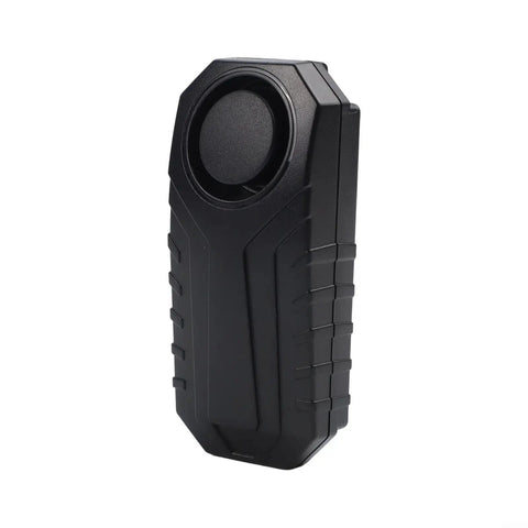 Lock Down Your Ride With This Slick 113dB Wireless Bike Alarm, Featuring A Hype Beating Vibration Sensor That Screams At Thieves And Lets You Control It Remotely From 66 Feet Away In Total Black Style. black wireless bike alarm with vibration sensor and siren