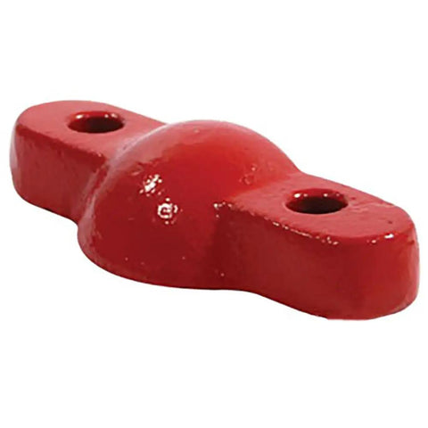 Radius Cap Replacement For Case International Harvester WR9 Tractor Direct Fit Easy Install OEM Spec Durable Aftermarket Part That Replaces A60763DB 60763DB And Meets Or Exceeds OEM Requirements. red metal radius cap with two bolt holes