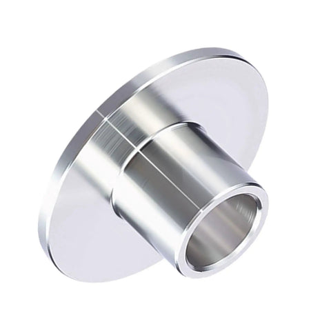 Heavy Duty Stainless Steel Router Template Guide And Trim Ring for Precision Woodworking, featuring sleek, polished design.