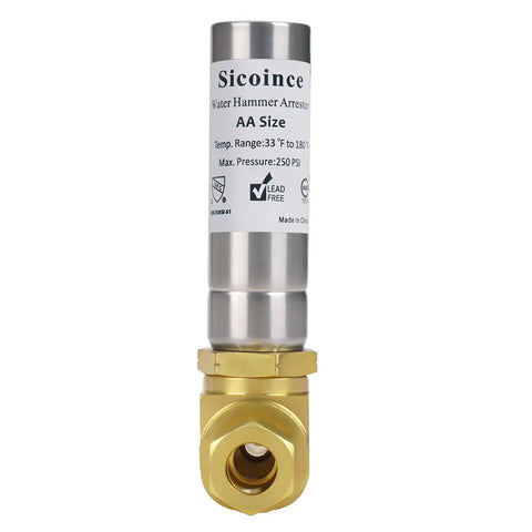 Water Hammer Arrestor For Dishwashers And Toilets Three Eighth Inch Male To Three Eighth Inch Female Compression Stop Pipe Bang