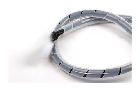 Spiral Cable Wrap Sleeve 3 Meter Protective Sleeving Tube For 3 4 5 6 8 10mm Cables Flame Retardant Cord Organizer Durable Wire Management Sleeve