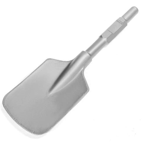 1-1/8 Inch Hex Clay Spade Jack Hammer Bit For Demolition And Concrete Breaker, Asphalt Scoop Shovel Head