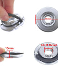 Job Ready Drop In Quick Change Angle Grinder Flange Lock Nuts With 5/8-11 Inch Thread and 10mm Height for Easy Disc Swaps